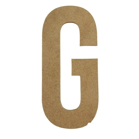 Wooden Letter Unfinished, Bebas Neue Font, Craft Cutout