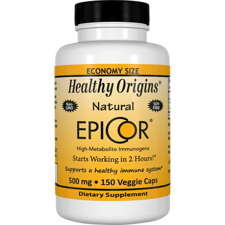 Healthy Origins EpiCor 500 mg Vegetarian Capsules, 150