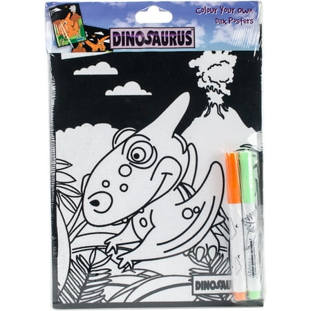 Dinosaurus Color Your Own Poster-DAX