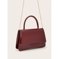 thumbnail image 2 of RUMANLAND Women's Glossy Patent Leather Top Handle Handbag, Vintage Evening Shoulder Purse for Party, Wedding and Daily Wear, 2 of 8