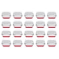 thumbnail image 4 of Foil Baking Cups Aluminum Pans Cupcake Lids Cup Pudding Containers Dessert Mold Cake Disposable Tin Liners Lid Square, 4 of 7