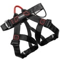 thumbnail image 1 of Arnés de escalada en roca profesional, equipo anticaída de medio cuerpo, equipo de protección contra caídas para mujeres, hombres, y Negro Baoblaze arnés de escalada en roca, 1 of 6