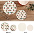 thumbnail image 4 of Strawberry 2 Pack Pot Holders Trivets, Heat Resistant Hot Pads for Kitchen Table Decoration Trivets for Hot Dishes/Pot/Bowl/Teapot/Hot Pot Holders, 7" + 9.45", 4 of 7