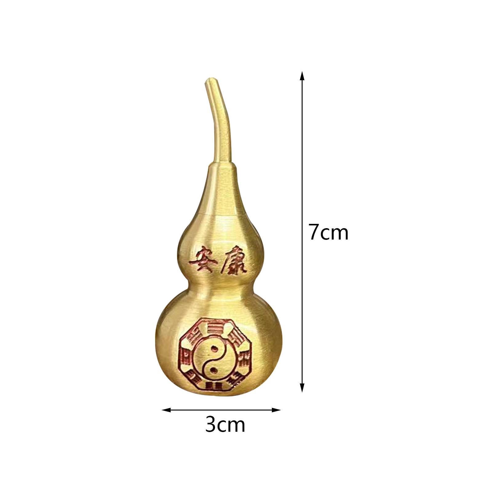 EHJRE Desktop Aquarium Tank Clear Fish Bowl Vase Table Fishes Container Sea Turtle Sculpture Brass Gourd Ornament PP Material Easy to Clean Suitable for Off