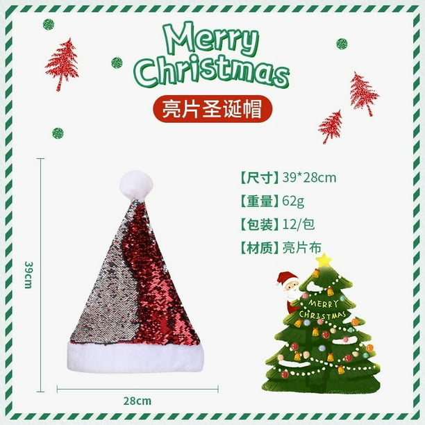 Sombrero de Navidad de felpa de elfo, sombrero de Papá Noel, rayas lindas, sombreros de pavo creativos de dibujos animados, adorno de fiesta de Navidad, accesorios de decoración de Año Nuevo