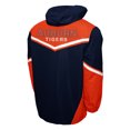 thumbnail image 3 of Men's Franchise Club Navy Auburn Tigers Action Anorak Half-Zip Jacket, 3 of 3