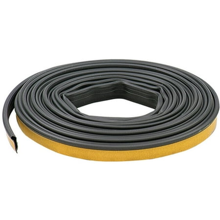 M-D 68668 Smoke Seal Door Gasket, 240 in L x 1/2 in W 1/4 in T, Silicone, Black