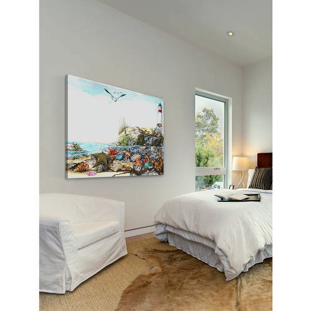 Marmont Hill - "Undersea Life" Painting Print on Wrapped Canvas