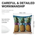 thumbnail image 2 of pineapples sunglasses surfboardslinen throw pillowcase decoration pillowcase gifting preferred 24x24 inch cushion cover 2 sets sofa pillowcase sofa bedroom living room car, 2 of 8
