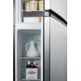 thumbnail image 4 of 22" Wide Refrigerator-Freezer, Stainless Steel, 4 of 5