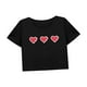 thumbnail image 5 of Top corto suelto para mujer, ropa deportiva de verano, Top sencillo de manga corta para ir de compras M, 5 of 7