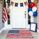 thumbnail image 1 of Flag Faux Plushes Bathroom Mat And Thickened Coffee Table Mat And Entrance Door Mat And A-merican Independence Day Decorative Carpet, 1 of 6
