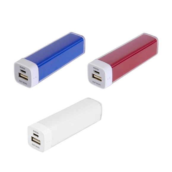 Paquete 70 piezas Power bank ultracompacto azul 9.5 x 2.5