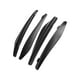 thumbnail image 1 of Coche Invisible Flaps Flasp ABS Se adapta para No requiere perforación Normal Negro Normal Zulema Aletas de rueda de coche, 1 of 3
