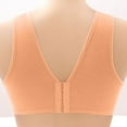 thumbnail image 4 of Amidoa Wire-Free Womens Bras Yellow Large Bust Full-Figure Wide Straps Solid Bra Brasieres for Womens XXXL, 4 of 6