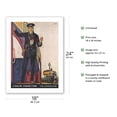 thumbnail image 2 of London Characters - The Conductor - Vintage Travel Poster by Elijah Albert Cox c.1920 - Bamboo Fine Art 290gsm Paper Print (Unframed) 18x24in, 2 of 4