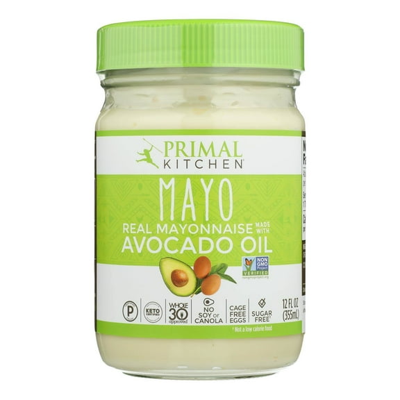 Primal Kitchen Mayo - Avocado cado Oil - Case of 6 - 12 Fl oz.