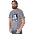 thumbnail image 3 of The Smurfs Cool Kanji Trust No One Men's Graphic T Shirt Tees Brisco Brands L, 3 of 5