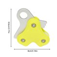 thumbnail image 3 of Retractor De Cuerda De Buceo Dispositivo de buceo universal 250 kg Carga máxima Polea de buceo Equipo de buceo (Amarillo), 3 of 6