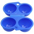 thumbnail image 1 of Portable Carry Eggs Container Holder Storage Box Case Folding for Outdoor Camping (Blue), 1 of 3