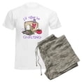 thumbnail image 6 of CafePress - I'd Rather Be Quilting Men's Light Pajamas - Men's Light Loose Fit Cotton Pajama Set, 6 of 7