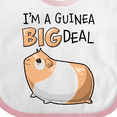 thumbnail image 4 of Inktastic I'm a Guinea Big Deal with Cute Guinea Pig Boys or Girls Baby Bib, 4 of 4