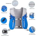 thumbnail image 2 of Hydration Running Vest for Women Men,Lightweight Breathable Reflective Hydration Pack with 500ml Water Bottle,Hydration Vest Pack Backpack for Hiking,Camping,Trail Running,Cycling,Race,Marathon, 2 of 5