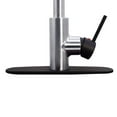 thumbnail image 5 of Westbrass BK133W18A-2062 33" Single Bowl Reversible Apron Front Solid Surface Kitchen Sink with Open Coil Faucet, Soap Dispenser and Drain Trim, Stainless Steel/Matte Black, 5 of 24
