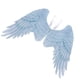 thumbnail image 2 of 1 Unid Masquerade Oversized Angel Wings Cosplay Performance Prop Decoration para Adultos Hombres Mujeres Azul cielo, 2 of 6