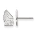 thumbnail image 1 of 14k White Gold Ball State University XS (Tiny) Post Earrings, 1 of 4