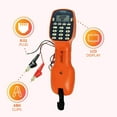 thumbnail image 5 of TEMPO Communications TM-700 Telephone Test Set, Lineman's Butt Set Phone Tester w/LCD Display, ABN Bed of Nails & Spike Croc Clips & RJ11, DSL Line Filter, 5 of 9