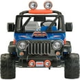 thumbnail image 6 of 12V Power Wheels Hot Wheels Jeep Wrangler Battery-Powered Ride-On Toy Vehicle with Music & Sounds, for a Child Ages 3-7, 6 of 8