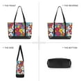 thumbnail image 6 of FORMRS Canvas Laptop Tote Bag for Women with 15.6" Computer Compartments Shoulder Handbag, Whimsical Floral, 6 of 7