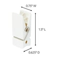 thumbnail image 3 of Command Spring Clips, White, 8 Clips, 12 Small Strips, 3 of 10