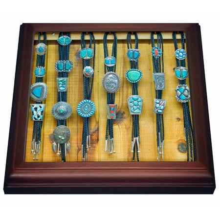 3dRose New Mexico, Gallup, Bolo Ties For Sale, Market - US32 RTI0045 - Rob Tilley, Trivet with Ceramic Tile, 8 by 8-inch