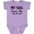 thumbnail image 3 of Inktastic My Yaya Loves Me Grandchild Girls Baby Bodysuit, 3 of 5