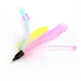 thumbnail image 4 of Cat Wand Toy Attachment Fake Feather Pet Teaser Refill Cat Stick Toy Replacement, 4 of 8