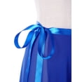 thumbnail image 5 of Kaerm Women Sheer Ballet Wrap Skirts Solid Color Flowy Skirts Lace-up Apron Dance Skirts Royal Blue One Size, 5 of 7