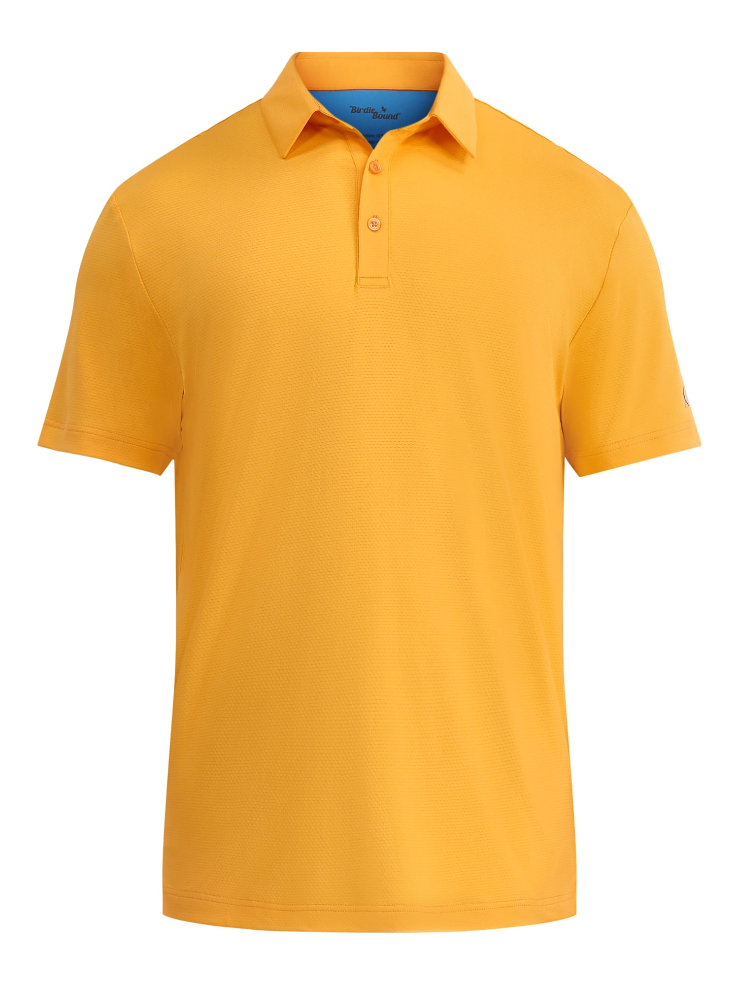 Birdie Bound Men's and Big Men’s Textured Stripe Golf Polo Shirt, Sizes XS to 5XL