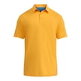 thumbnail image 5 of Birdie Bound Men's and Big Men’s Textured Stripe Golf Polo Shirt, Sizes XS to 5XL, 5 of 5