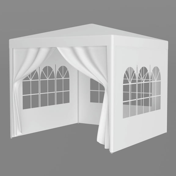 YYAo Shade Shelter, Outdoor Gazebo,Patio Canopy,10'x10' Party Tent Outdoor Heavy Duty Gazebo Wedding Canopy   4 Removable Walls