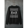 thumbnail image 5 of Skull & Crossbones Black Crew Neck Sweatshirt, 5 of 6