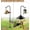 Pole mount-1, variant on Bird Feeder Pole Hang mount-1 Squirrel Baffle, 19 Inch Diameter 1 Pack