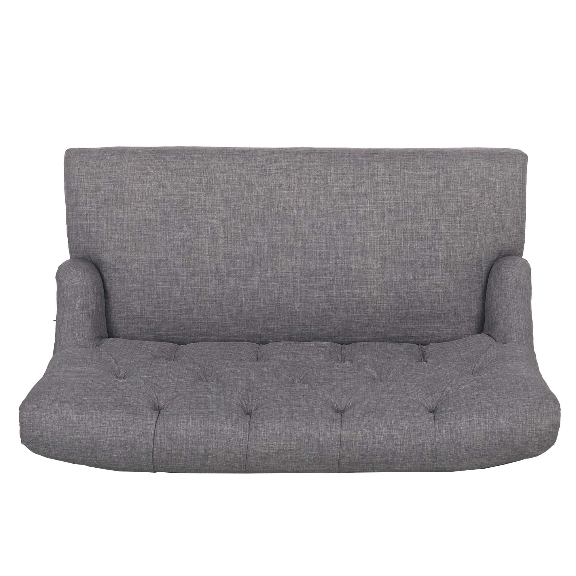 Kadyn 35'' Armless Loveseat Sofa, 2-seat Love Fabric Sofa for Living Room, Mid-Century Upholstered Fabric Double Sofa with Birch Leg, Grey Kadyn 35'' Armless Loveseat Sofa, 2-seat Love Fabric Sofa for Living Room, Mid-Century Upholstered Fabric Double Sofa with Birch Leg, Grey