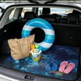 thumbnail image 2 of HUISEFOR Blue Sea Turtle Car Trunk Mat 29" x 39" Universal Non-Slip Anti-Scratch Cars Accessories Easy Installation Universal Fit for Most Cars SUV, 2 of 7