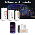 thumbnail image 5 of Tuya RGB LED Strip Light Controller DC5V-24V WiFi Music Controller Ambient Light Controller WiFi Smart App Control,1 x Light Strip Controller Kit, 5 of 7