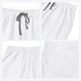 thumbnail image 5 of Men Cargo Scrub Pants Classic Straight Leg Fit Multi Pockets 4 Way Stretch Anti Wrinkle Moisture Wicking, 5 of 7