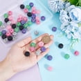 thumbnail image 3 of 1box AHADERMAKERS 60pcs 6 colors Resin Rhinestone Beads with Acrylic Round Beads Inside for Bubblegum Jewelry Mixed color 16x14mm Hole: 2~2.5mm 10pcs/color, 3 of 6