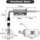 thumbnail image 2 of Loquet Ressort, 2 Pices Loquet Ressort Inox, Boulons Ressort en Acier Inoxydable, Loquet Ressort Robuste, Barrel Bolt pour Porte de Garage, Portes d, 2 of 5