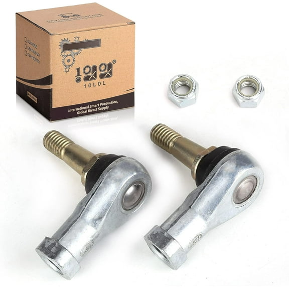 10L0L Golf Cart Ball Joint Tie Rod End Kit for EZGO TXT 2001-up, Replace OEM# 70902-G01 70902-G02, Set of 2